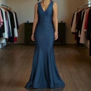 Blue Evening Gown